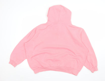 Womens UK Size M Light & Shade Pink Pullover Hoodie