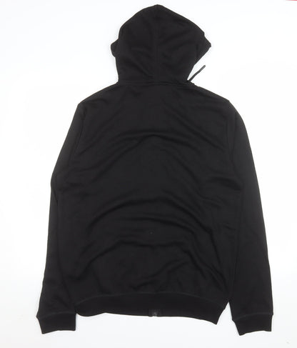 Crivit Men's Black M Full Zip Hooded Jacket with Pockets