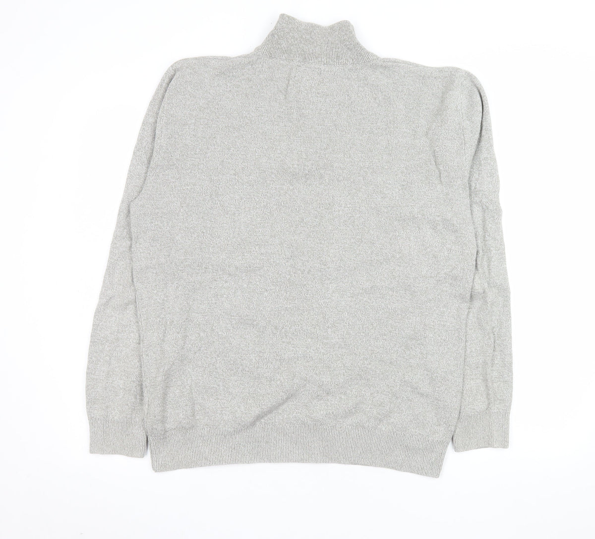 Mens UK Size M NEXT Grey Henley Sweatshirt