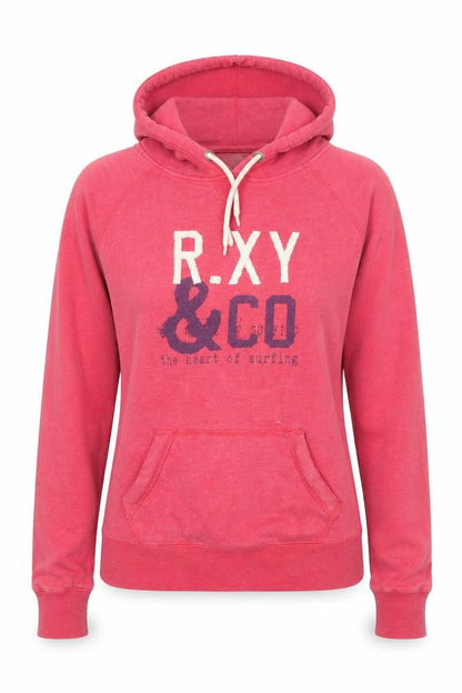 Womens UK Size L ROXY Pink Pullover Hoodie
