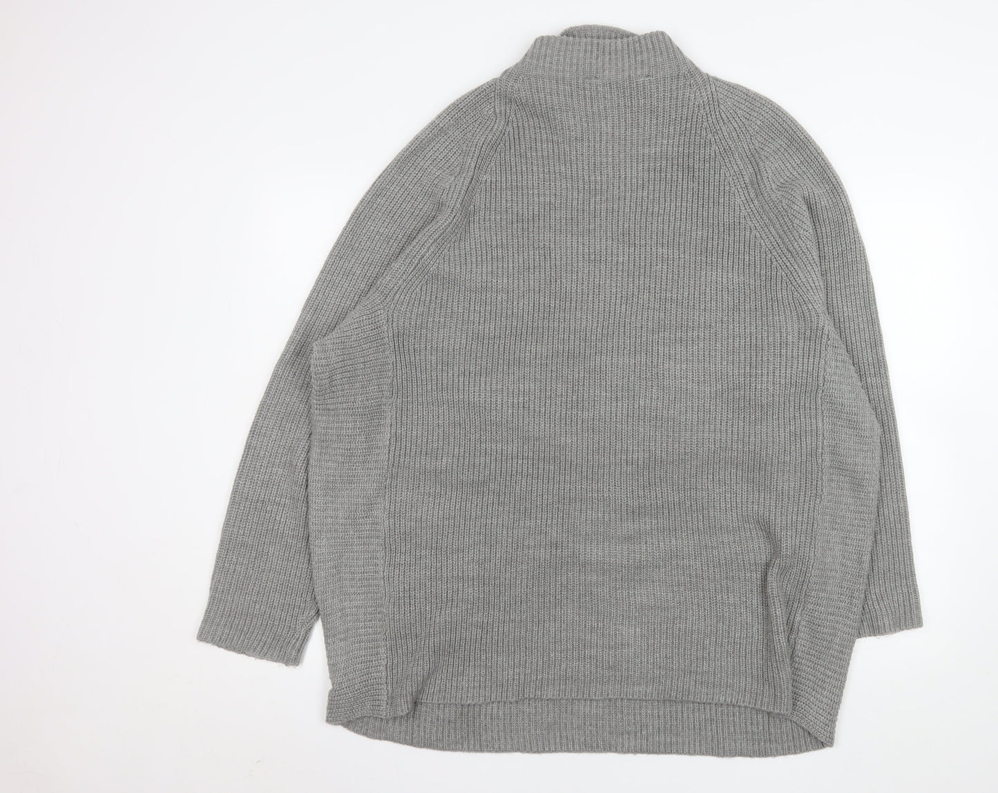 Womens UK Size 18-20 Yours Grey Pullover Jumper