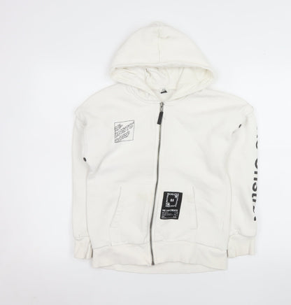 Boys UK Size 11-12 Years River Island White Basic Jacket