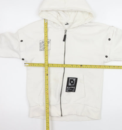Boys UK Size 11-12 Years River Island White Basic Jacket