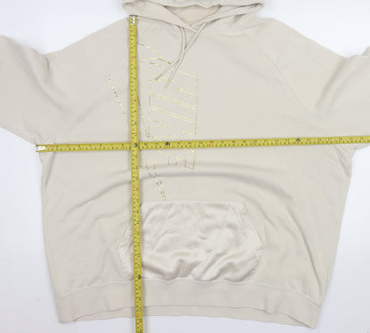 Womens UK Size XL Nike Beige Pullover Hoodie