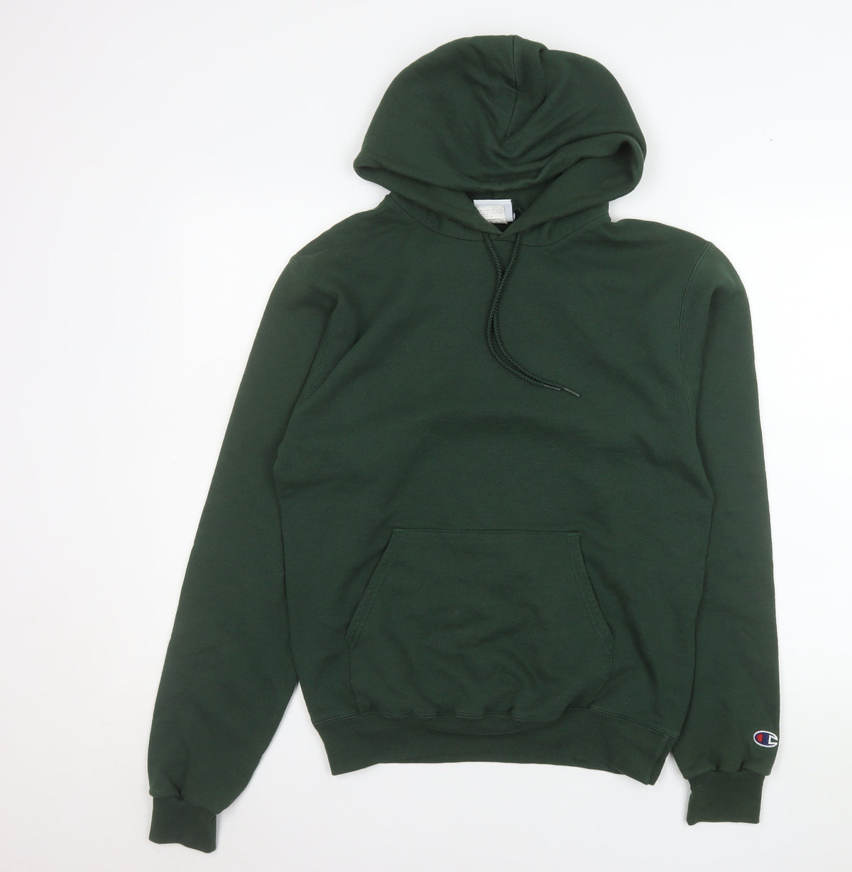 Mens UK Size S Champion Green Pullover Hoodie