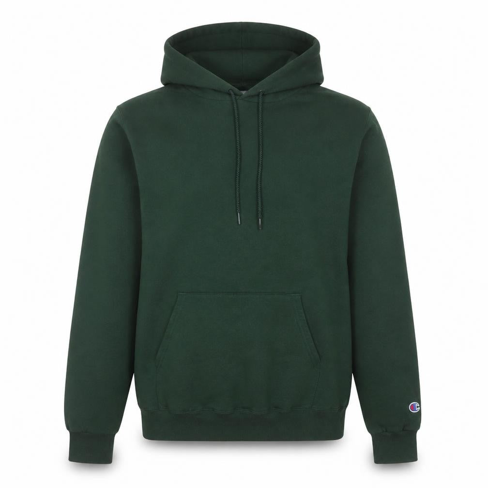 Mens UK Size S Champion Green Pullover Hoodie