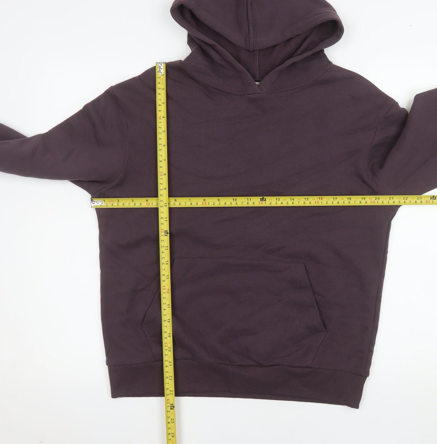 Mens UK Size S Marks and Spencer Brown Pullover Hoodie