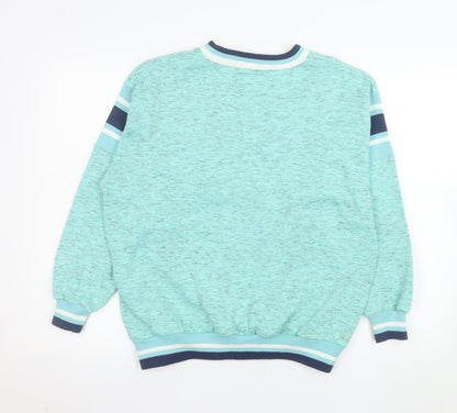 Mens UK Size M DASH Blue Pullover Sweatshirt