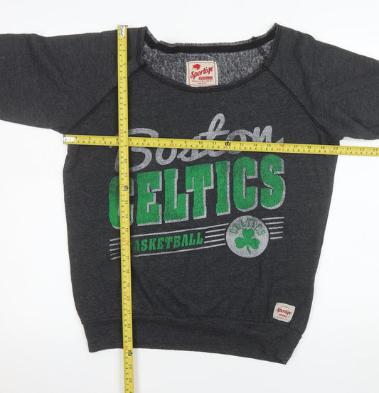 Mens UK Size L Sportiqe Grey Pullover Sweatshirt