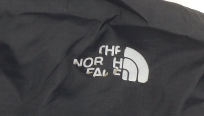 The North Face Boys Black Waterproof Hooded Rain Coat Jacket 7-8 Years