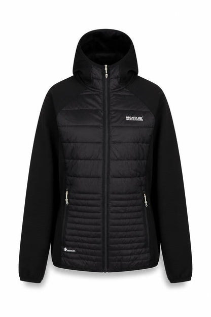 Regatta Great Outdoors Women's Black Hooded Puffer Jacket Size 8