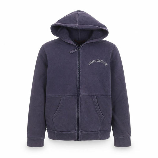French Connection Girls Purple Hooded Full Zip Fleece Jacket Age 12