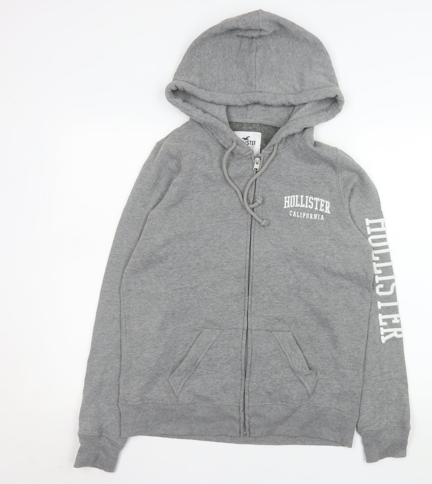 Womens UK Size M Hollister Grey Basic Jacket