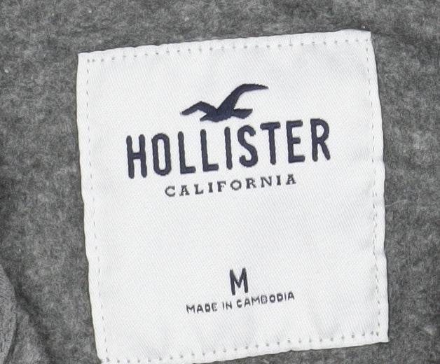 Womens UK Size M Hollister Grey Basic Jacket