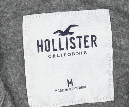 Womens UK Size M Hollister Grey Basic Jacket