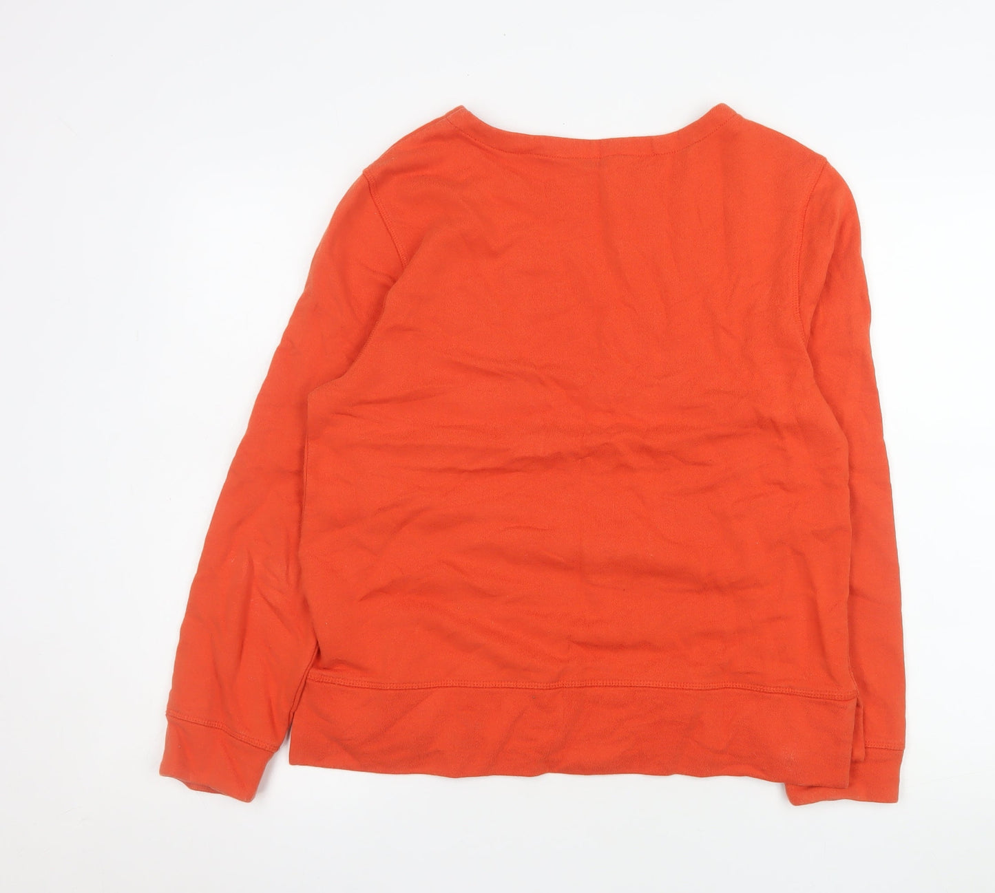 Womens UK Size 10 Seasalt Cornwall Orange Pullover Sweatshirt