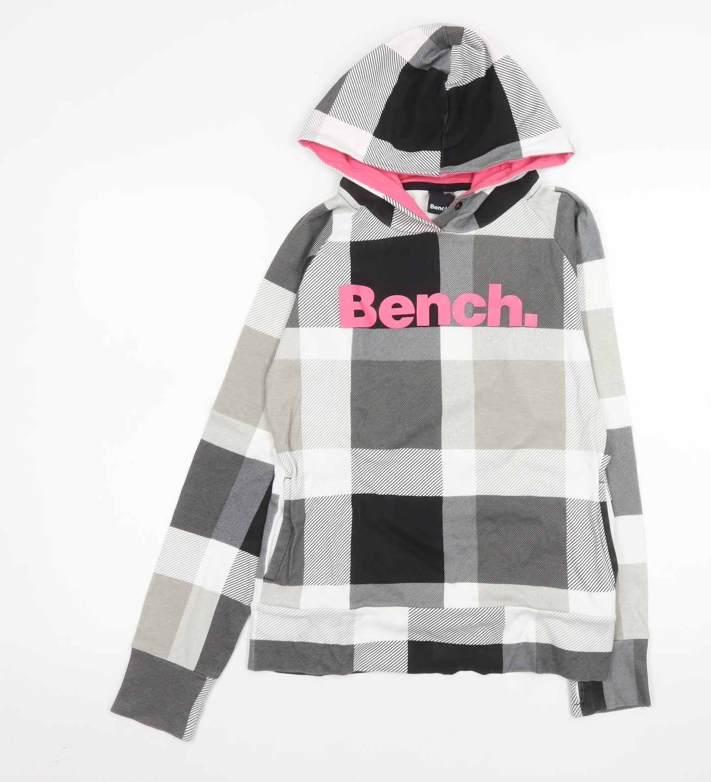 Womens UK Size L Bench Grey Pullover Hoodie