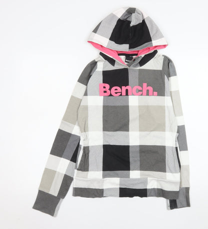Womens UK Size L Bench Grey Pullover Hoodie