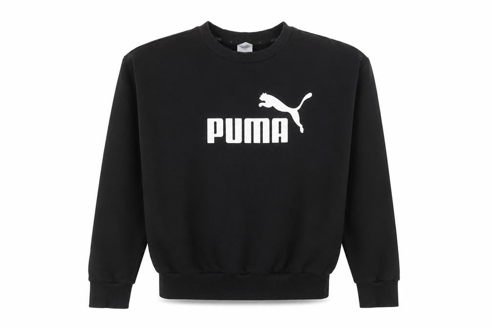 Womens UK Size XS PUMA Black Pullover Sweatshirt