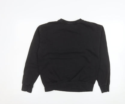 Womens UK Size XS PUMA Black Pullover Sweatshirt