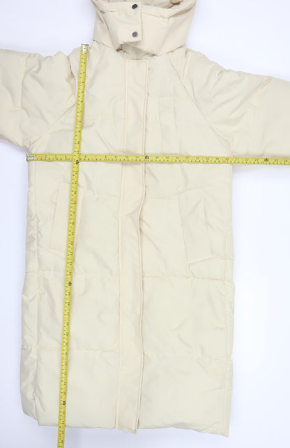 Womens UK Size L Dianyige Ivory Puffer Jacket