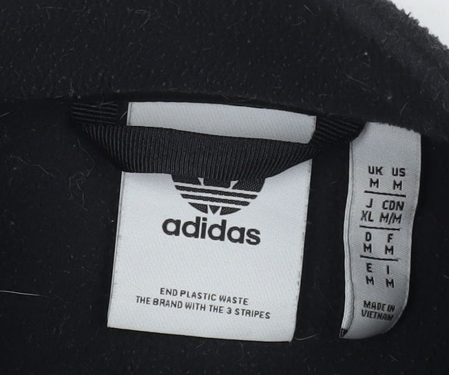 Mens UK Size M adidas Black Basic Jacket