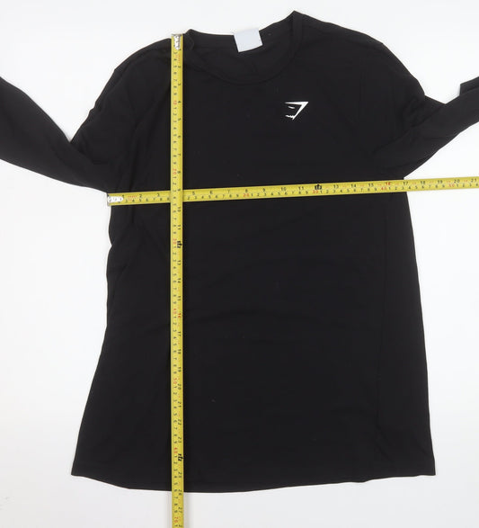 Mens UK Size S Gymshark Black Gym & Training Running & Jogging CrossFit T-Shirt