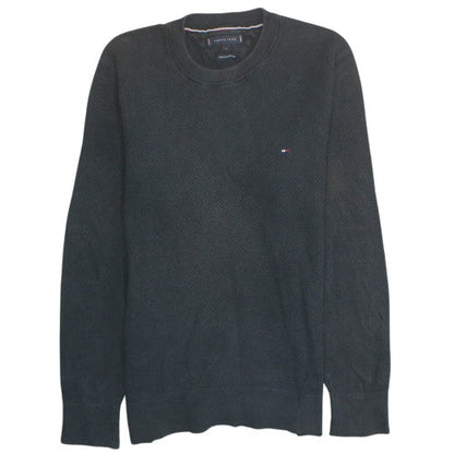 Mens UK Size S Tommy Hilfiger Black Pullover Jumper