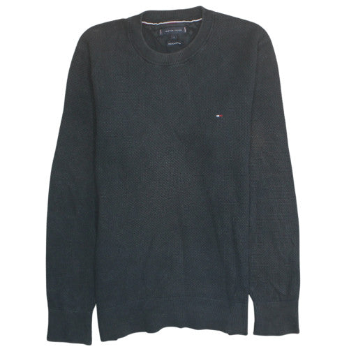 Mens UK Size S Tommy Hilfiger Black Pullover Jumper