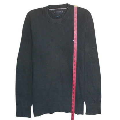 Mens UK Size S Tommy Hilfiger Black Pullover Jumper