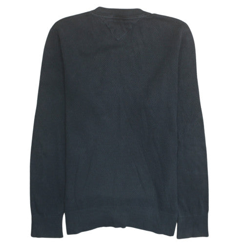 Mens UK Size S Tommy Hilfiger Black Pullover Jumper