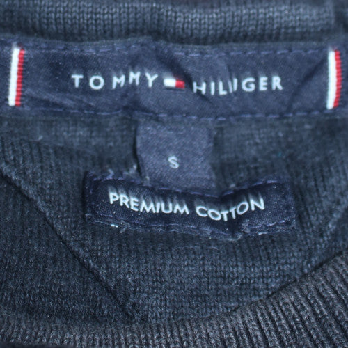 Mens UK Size S Tommy Hilfiger Black Pullover Jumper