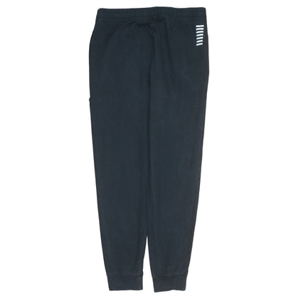 Mens UK Size M Emporio Armani Regular Fit Jogger Black Trousers