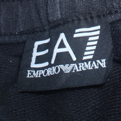 Mens UK Size M Emporio Armani Regular Fit Jogger Black Trousers