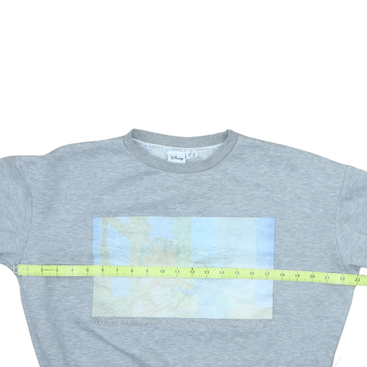 Womens UK Size XS Disney Grey Pullover Sweatshirt