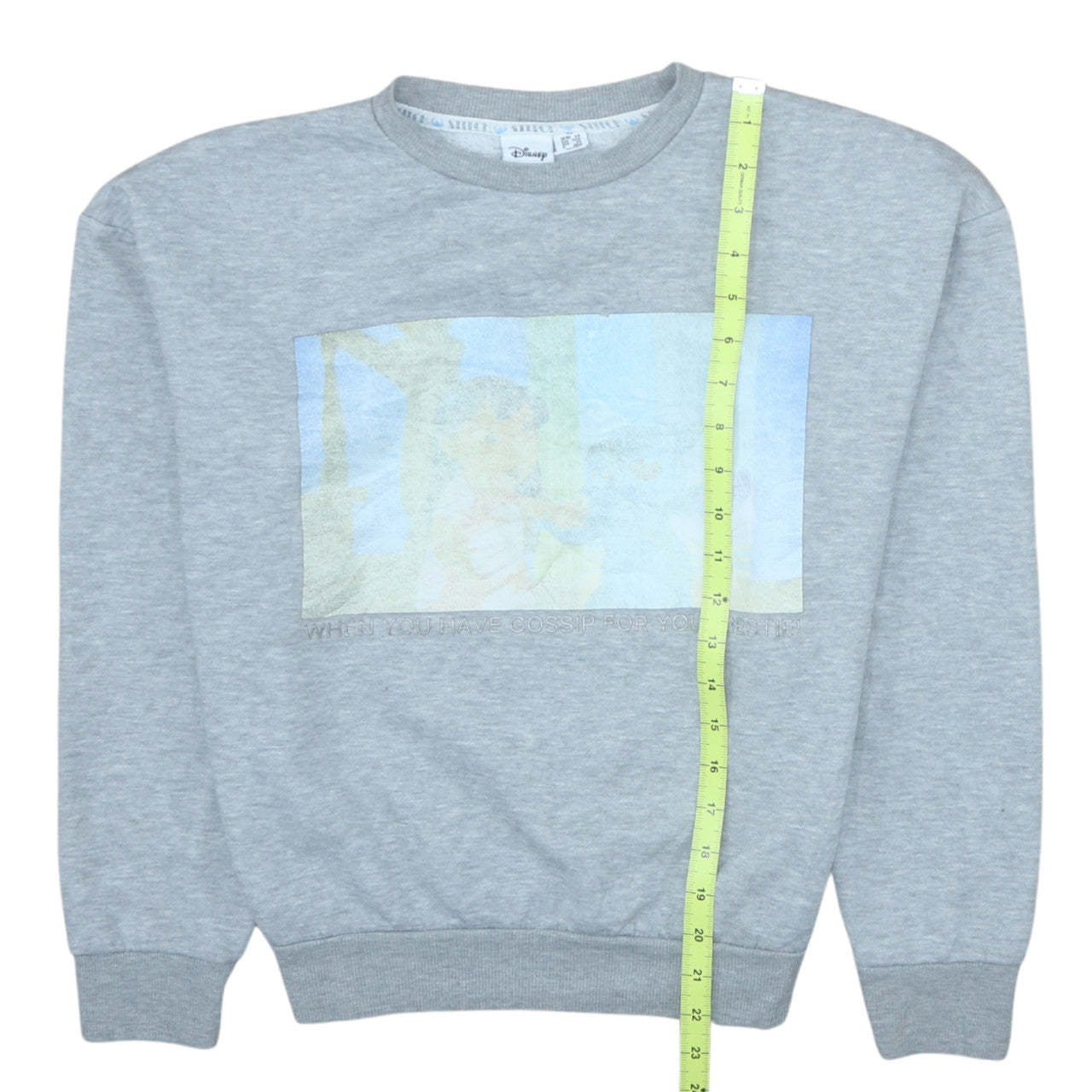Womens UK Size XS Disney Grey Pullover Sweatshirt