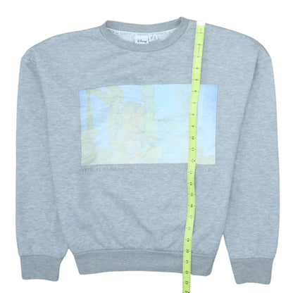 Womens UK Size XS Disney Grey Pullover Sweatshirt