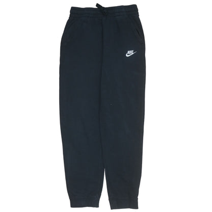Nike Boys Black Jogger Sweatpants 170cm Cotton Blend Elastic Waist