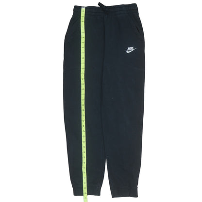 Nike Boys Black Jogger Sweatpants 170cm Cotton Blend Elastic Waist