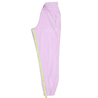 Adidas Women Pink Size 8 Jogger Sweatpants Elastic Waist Cotton Blend