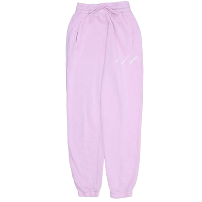 Adidas Women Pink Size 8 Jogger Sweatpants Elastic Waist Cotton Blend
