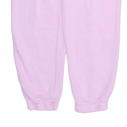 Adidas Women Pink Size 8 Jogger Sweatpants Elastic Waist Cotton Blend