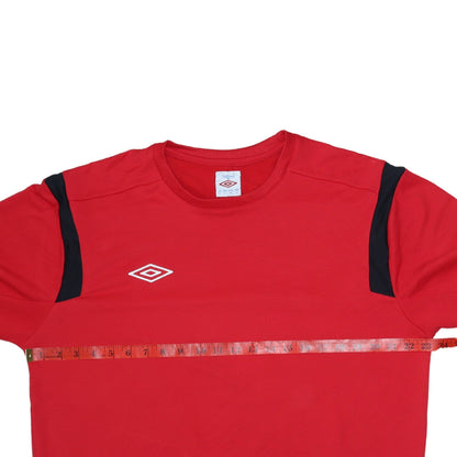Mens UK Size L Umbro Red Pullover Sweatshirt
