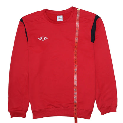 Mens UK Size L Umbro Red Pullover Sweatshirt