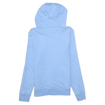 Tommy Hilfiger Boys Blue Pullover Hoodie Size 152 Cotton Logo Sweatshirt