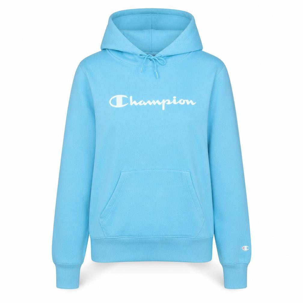 Womens UK Size L Champion Blue Pullover Hoodie