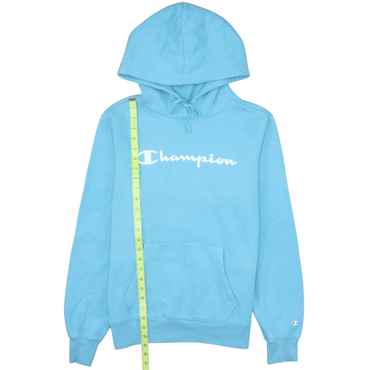 Womens UK Size L Champion Blue Pullover Hoodie
