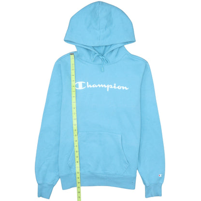Womens UK Size L Champion Blue Pullover Hoodie