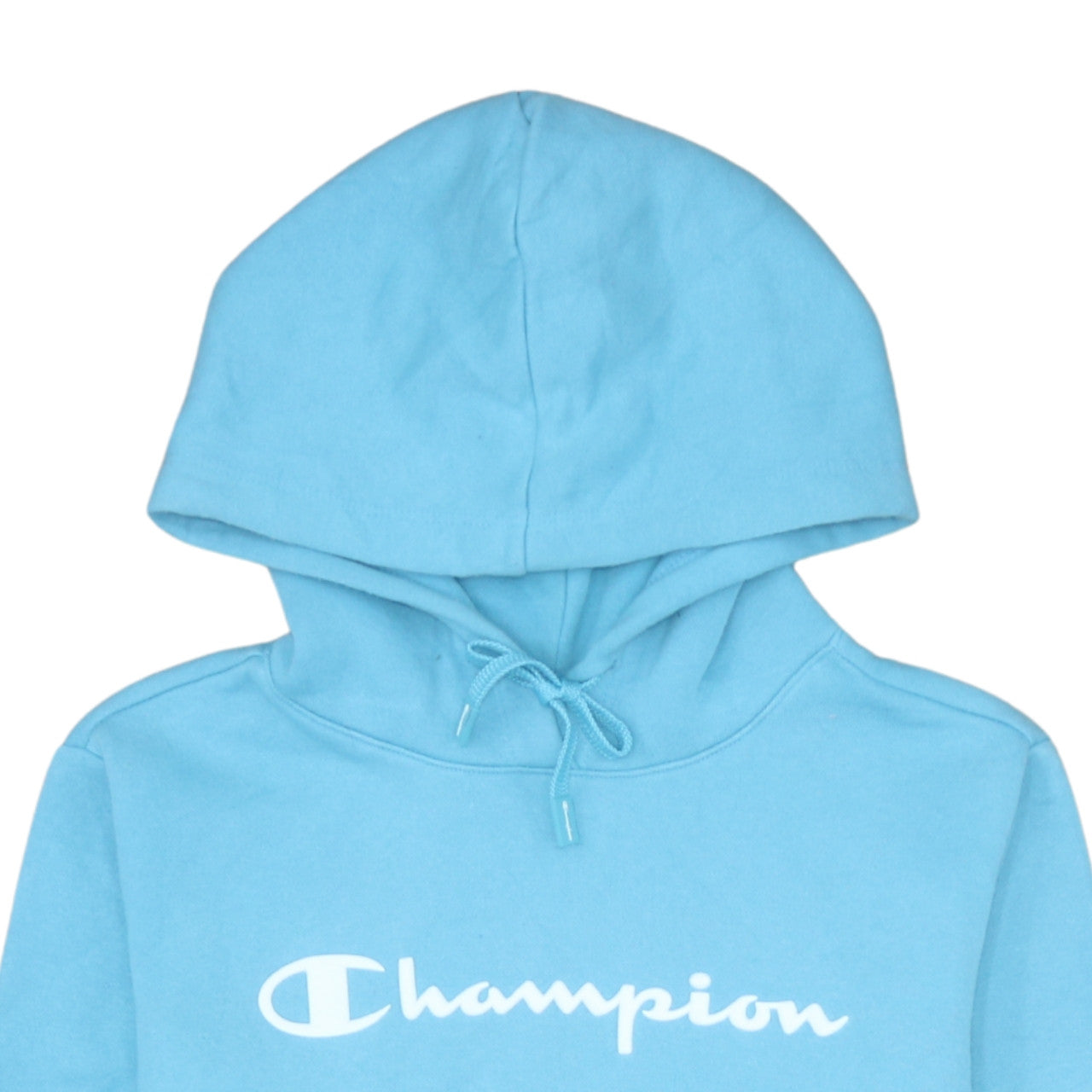 Womens UK Size L Champion Blue Pullover Hoodie