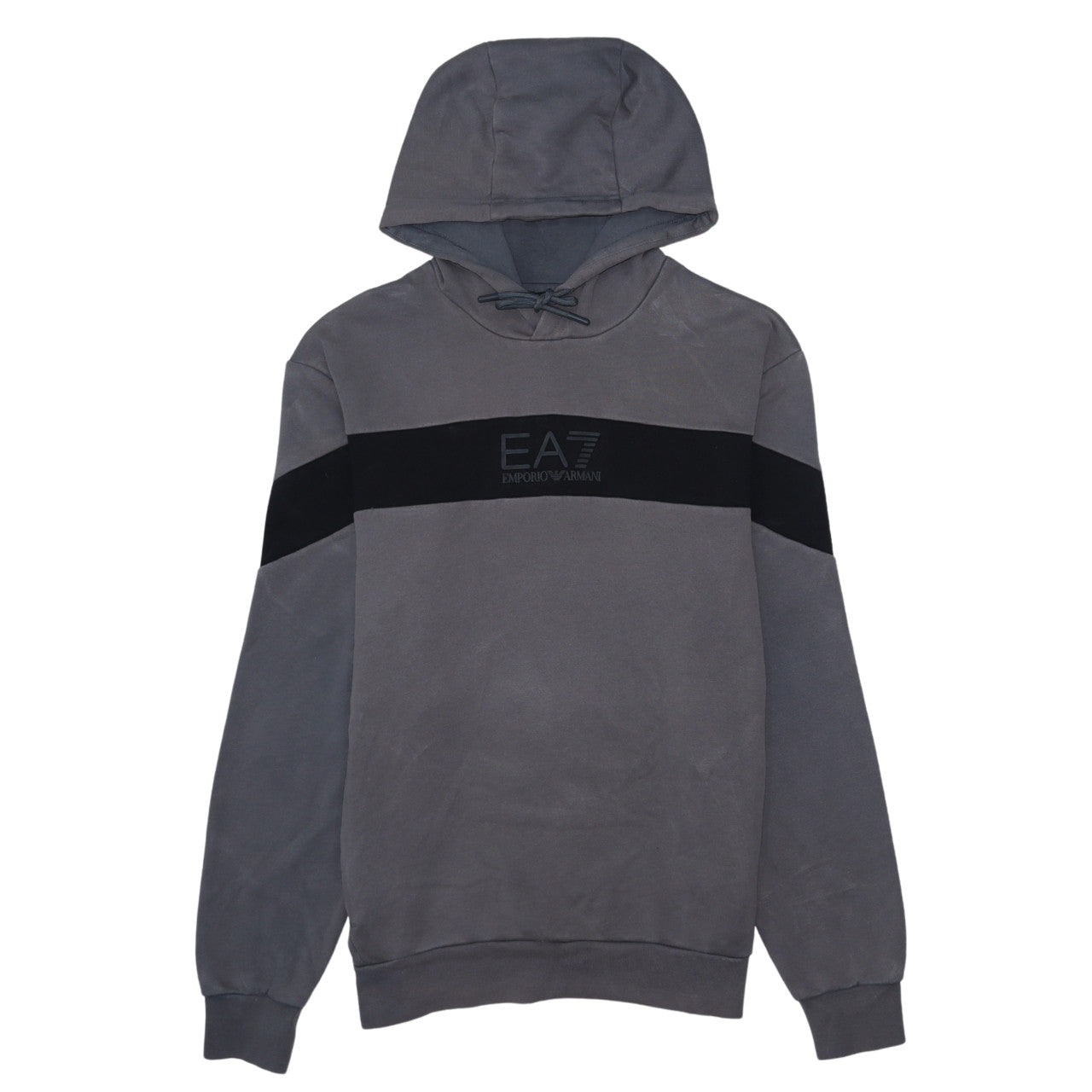 Mens UK Size S Emporio Armani Grey Pullover Hoodie